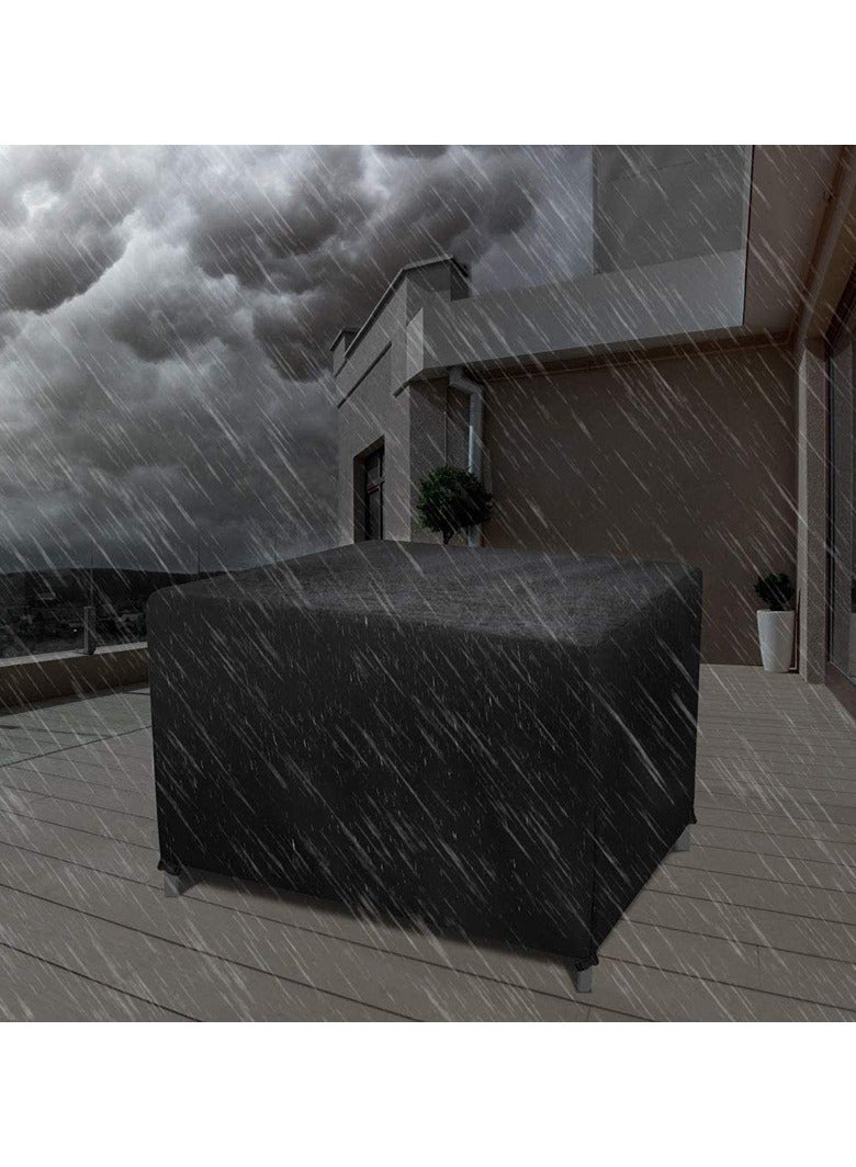 Generic Patio Furniture Cover, Outdoor Table Set, Sectional Sofa Cover, Patio Chair Covers，UV Resistant, Waterproof for Outside Furniture Black - Image 4