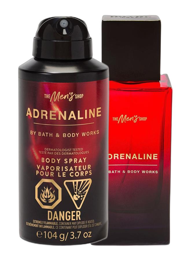 Bath & Body Works Adrenaline Body Spray & Adrenaline Cologne Bundle - Image 1