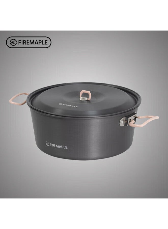 Fire-maple Feast Hot Pot Special Edition Outdoor Home Camping Equipment, Outdoor Cooking And Camping, Portable Stove, Hot Pot, Sichuan Stove, Kitchen Utensils, 3l Large Capacity With Foldable Handle - Image 1