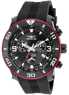 Invicta Men 19825 Pro Diver Analog Display Swiss Quartz Black Watch Black Diver Quartz Movement  - Image 1