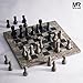 MARBLE RANGE Marble Chess Set for Adults 10 Handmade Oceanic  Black Board Game with 32 Chess Pieces 2 Extra Queens  Storage Box Luxury Travel Game Elegant for Home Decor - Image 4