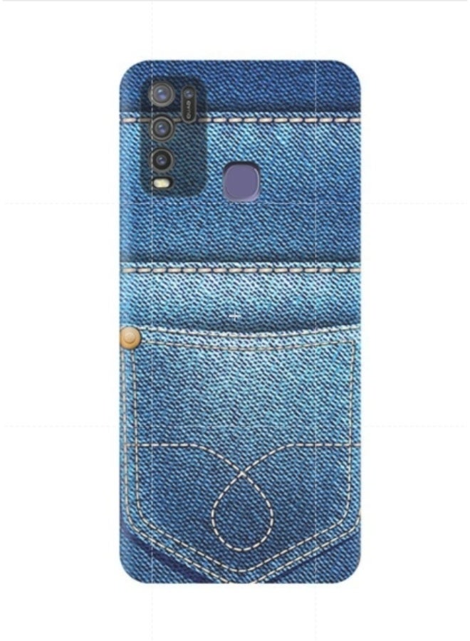 إيه إم سي ديزاين غطاء حماية واقٍ لهاتف فيفو Y30 أزرق