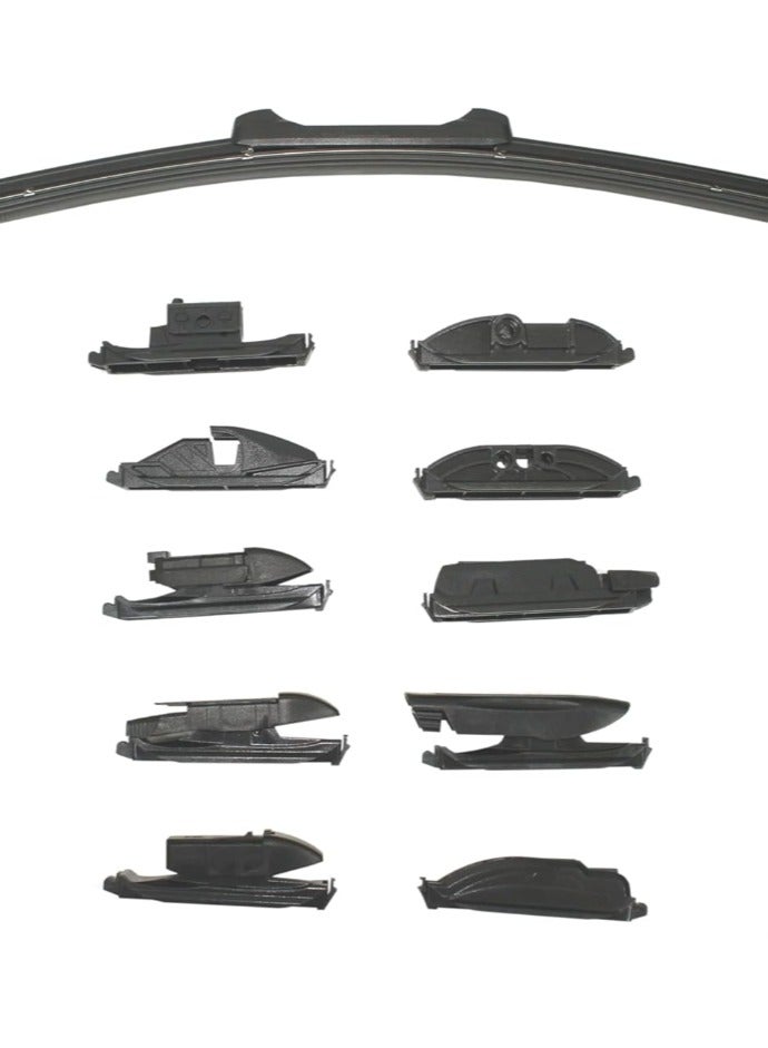 Generic Premium Car Wiper Blades - All-Weather Performance, Quiet Operation (18'')  - Image 2