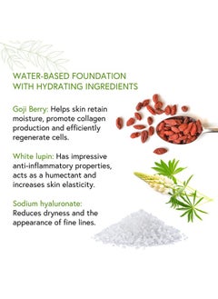 Honeybee Gardens Golden Hour Skin Perfecting Montego (Warm Tan Neutral For Richer Skin Tones) Liquid Foundation Luxurious Golden Hour Radiance 34.5Ml1.16 Fl Oz  - Image 5