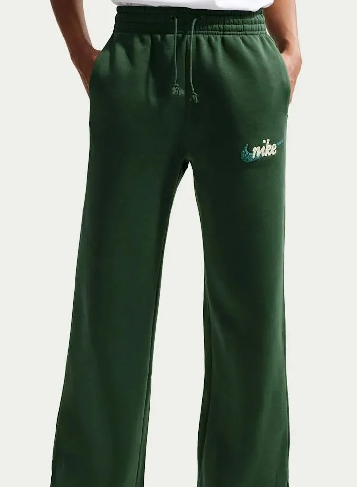 Nsw Phoenix Fleece High-Rise Logo Wide-Leg Sweatpants