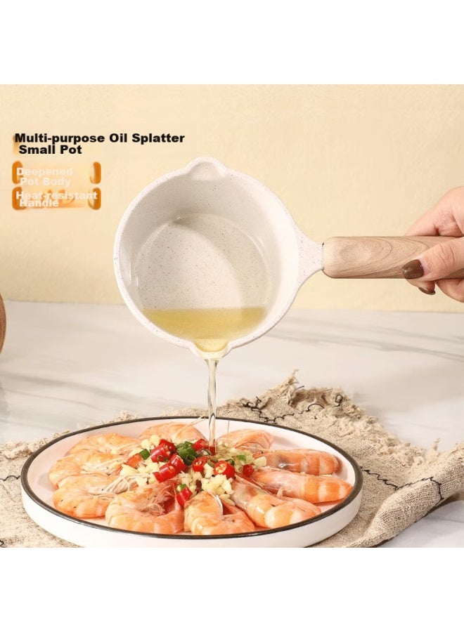 Dipple Dipuer Maifanshi Hot Oil Mini Pan, Non-Stick Frying Pan For Home Use, Oil-Splashing Pan, Mini Frying And Cooking Pan - Image 1