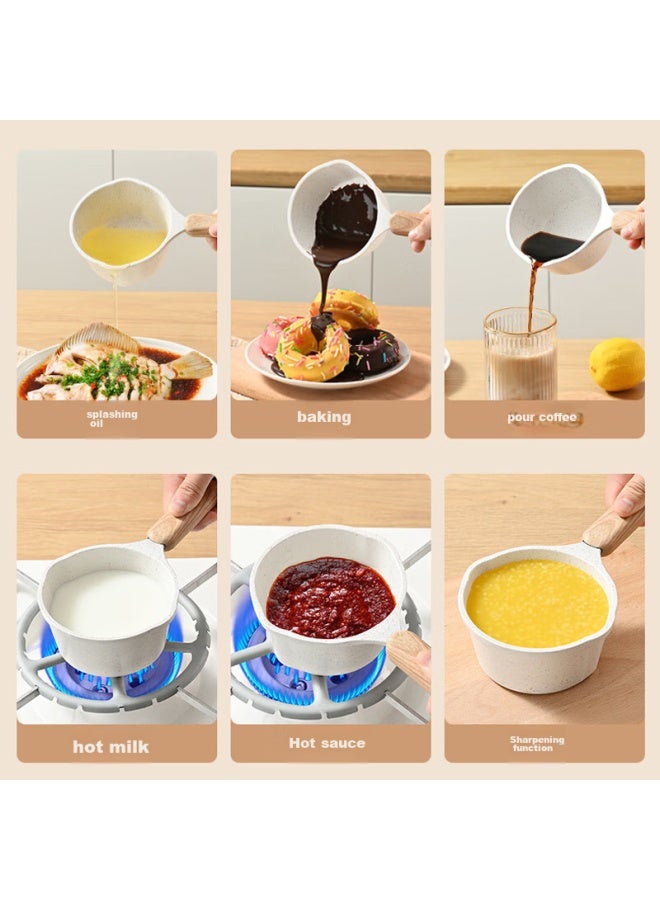 Dipple Dipuer Maifanshi Hot Oil Mini Pan, Non-Stick Frying Pan For Home Use, Oil-Splashing Pan, Mini Frying And Cooking Pan - Image 3