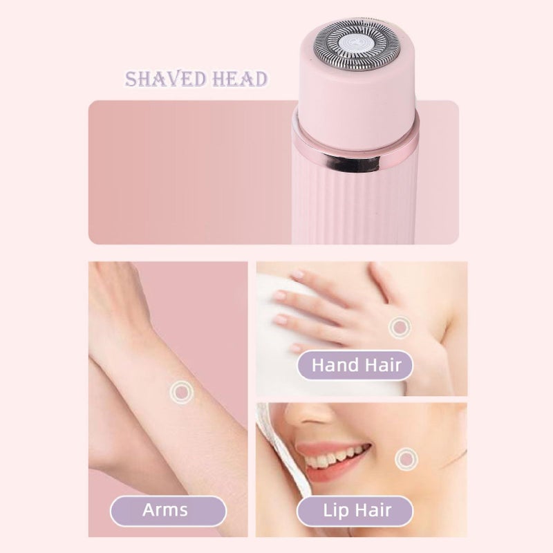 Electric Bikini Trimmer For Women Dual Head Body Hair Clipper Pink - Image 4