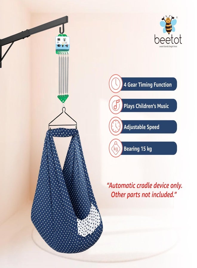 beetot Stainless Steel Baby Automatic Cradle Spring, Automatic Jhula Spring, Capacity Upto 15 Kg, New Born Baby (Infant) Adjustable Speed and Music - Image 2