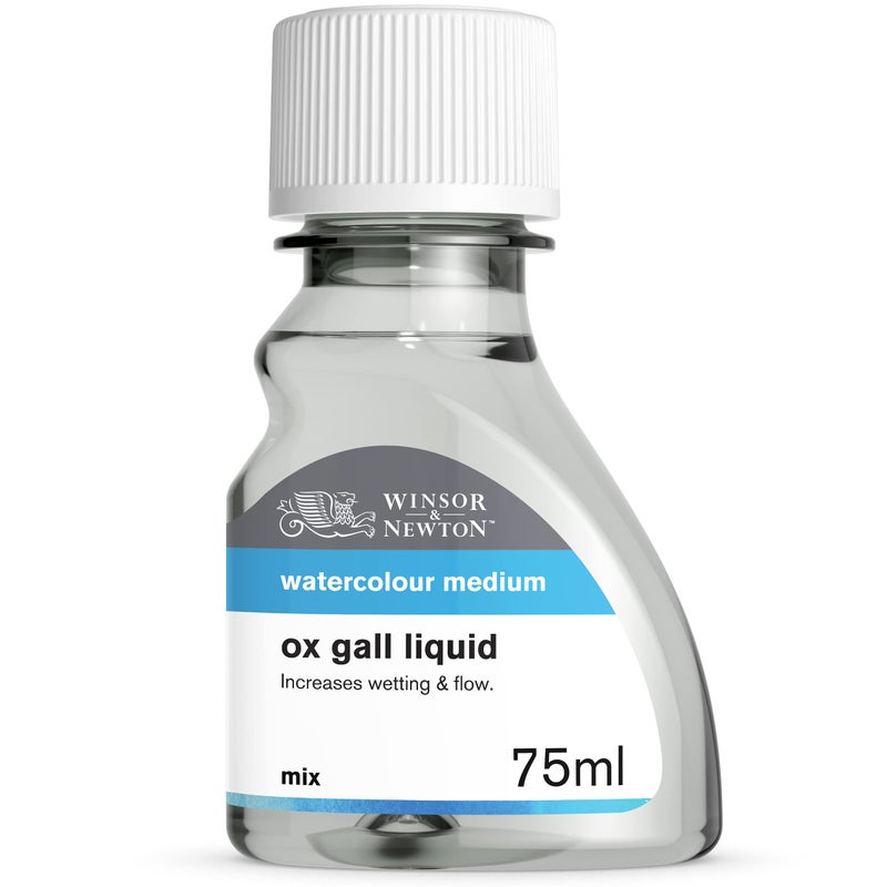 Winsor Newton Winsor & Newton Watercolor Medium, Ox Gail Liquid, 75ml (2.5-oz) bottle - Image 1