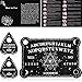 Sumind Pendulum Dowsing Divination Board Set Black Wooden Talking Board with Planchette Accessories for Birthday Party and Family Gatherings Games SuppliesEye Style - Image 2