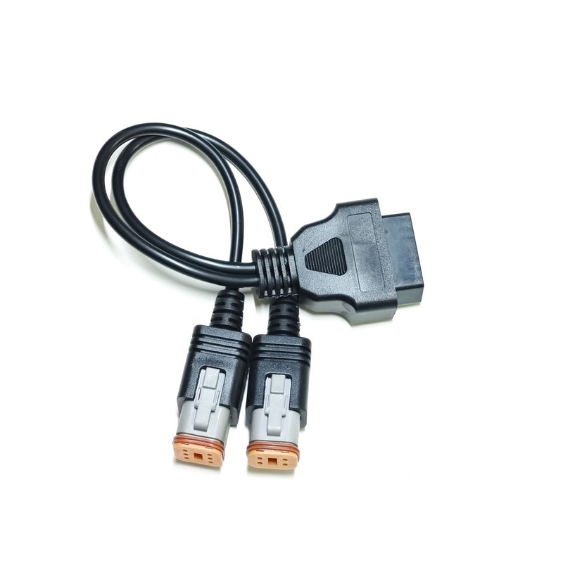 4pin 6pin Motorcycle OBD2 Diagnostic Adapter Cable 2in1 Fit Harley Davidson To OBD16pin Tool - Image 3