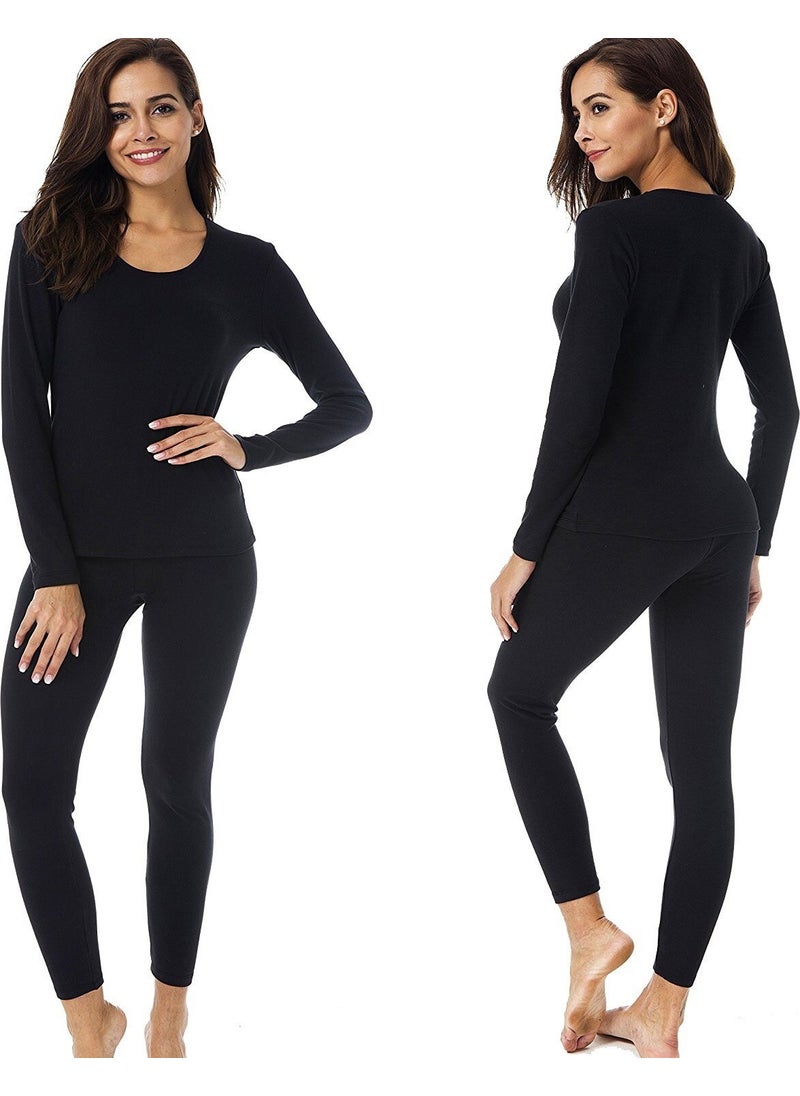 Bonbonetti Tutku Women's Thermal Tights Bottom & Top Set Thermal Undershirt 