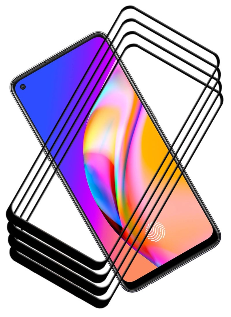 ACLIX 4 Pieces Antistatic ESD Dustproof Premium Quality High Definition Tempered Glass Screen Protector Designed For Oppo F19 Pro+ 5G - Image 1