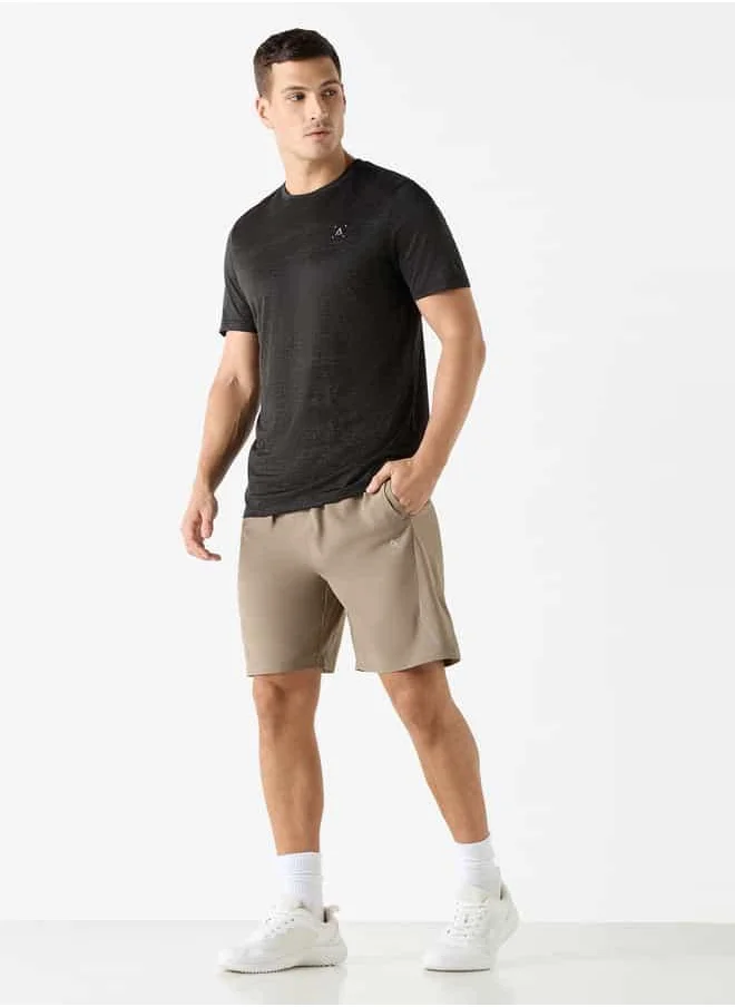 ADOT by Splash Plain Shorts with Drawstring Closure and Pockets