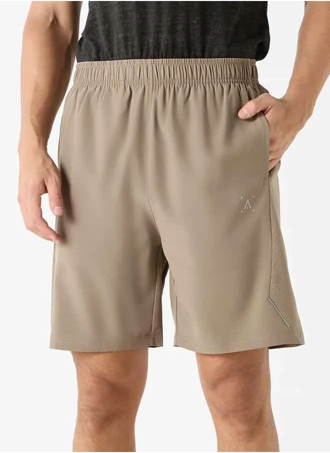 ADOT by Splash Plain Shorts with Drawstring Closure and Pockets