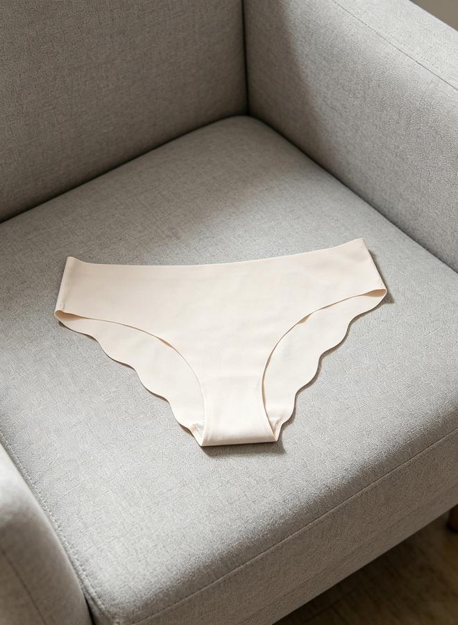 Take Two Beige Seamless Brief - Image 2
