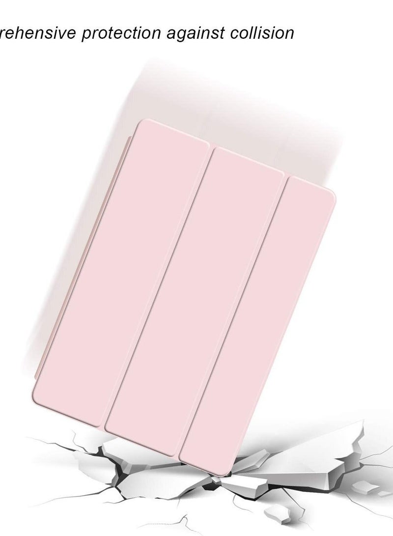Case for Honor Pad 9 12.1 Inch, Auto Wake/Sleep, Comfortable Skin Touch, Slim Trifold Stand Protective Cover with Soft TPU Back, Pink - Image 3