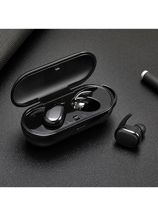 NIBEMINENT Y30 True Wireless Earbuds Touch-Control Daily Waterproof Sport with Microphone Binaural Strereo Audio Earphones In-Ear Headset Charging Case Compatible Android iOS Black - Image 3