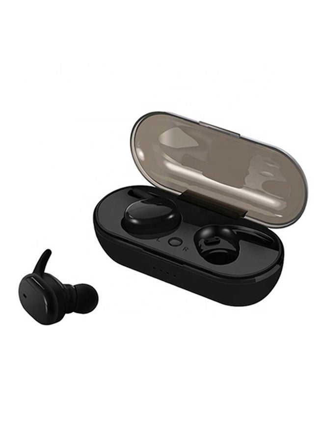 NIBEMINENT Y30 True Wireless Earbuds Touch-Control Daily Waterproof Sport with Microphone Binaural Strereo Audio Earphones In-Ear Headset Charging Case Compatible Android iOS Black - Image 2
