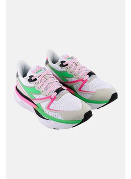 DIADORA Kids Girl Atomo V7000 Wide Lace Up Outdoor Shoes, White Combo  - Image 1