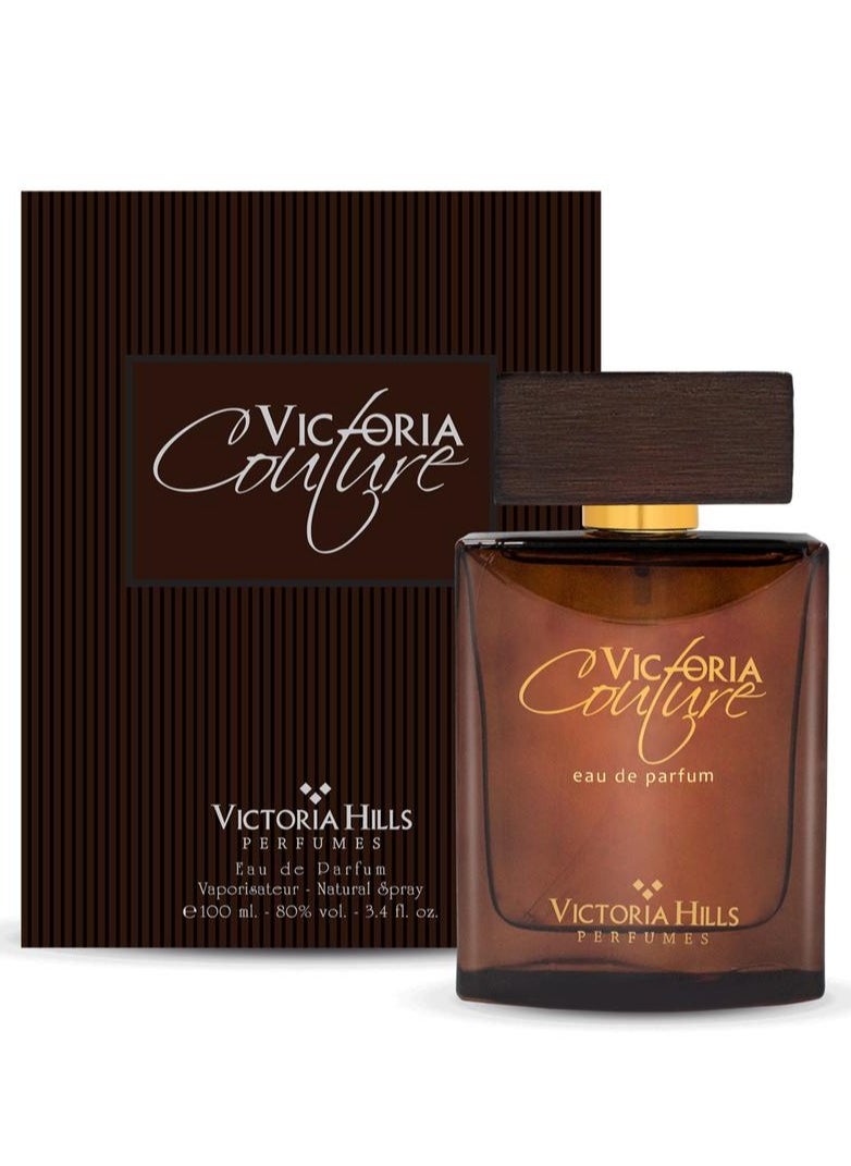 VICTORIA HILLS - Victoria Hills Victoria Couture Long Lasting Perfume Oriental Fragrance For Men and Women Eau De Parfum 100ML - Image 1