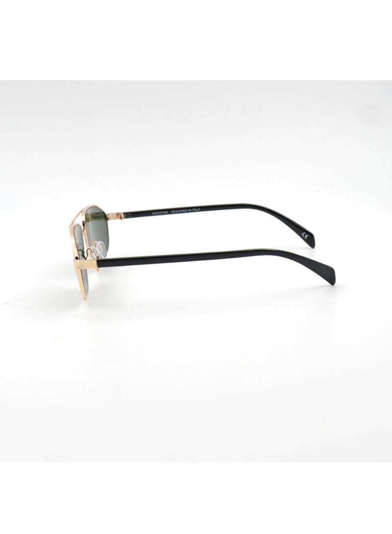 MADEYES Men's UV Protection Sunglasses EE24M035-2 - Gold/Black - Image 3