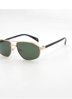 MADEYES Men's UV Protection Sunglasses EE24M035-2 - Gold/Black  - Image 2