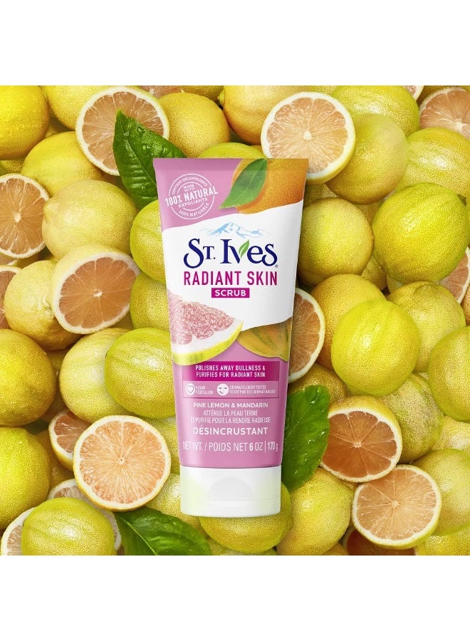 Stives Radiant Skin Pink Lemon & Mandarin Orange Scrub - 150 Gm - Image 3
