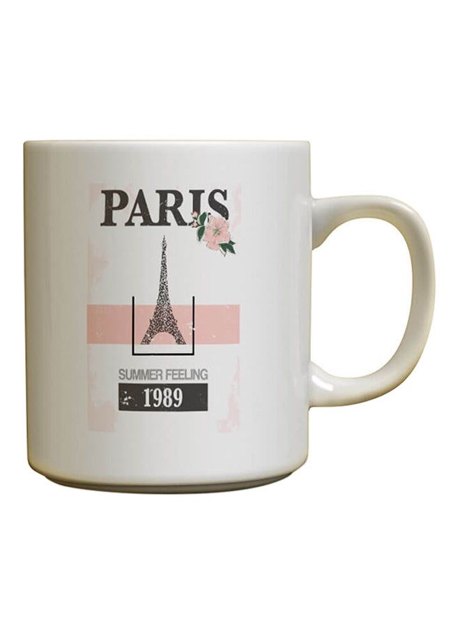 RKN Paris Summer Design Ceramic Mug Multicolour 12ounce - Image 2