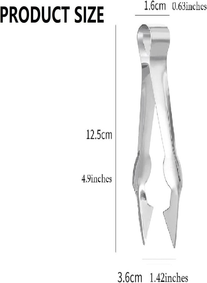 Cauaoa Multi-Functional Fruit & Vegetable Stem Remover Clip, Strawberry Huller, Pineapple Eye Remover, Kitchen Gadget, Silver Stainless Steel Handle - Image 3