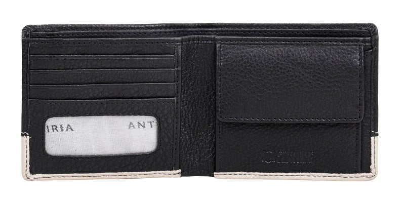 ANTONIO VALERIA Jake Black/Sand Leather Wallet for Men - Image 3