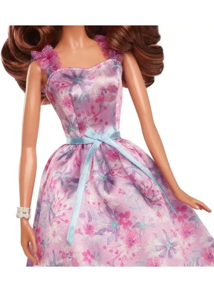 Barbie Signature Birthday Wishes Doll in Lilac Dress with Giftable Packaging - Image 5