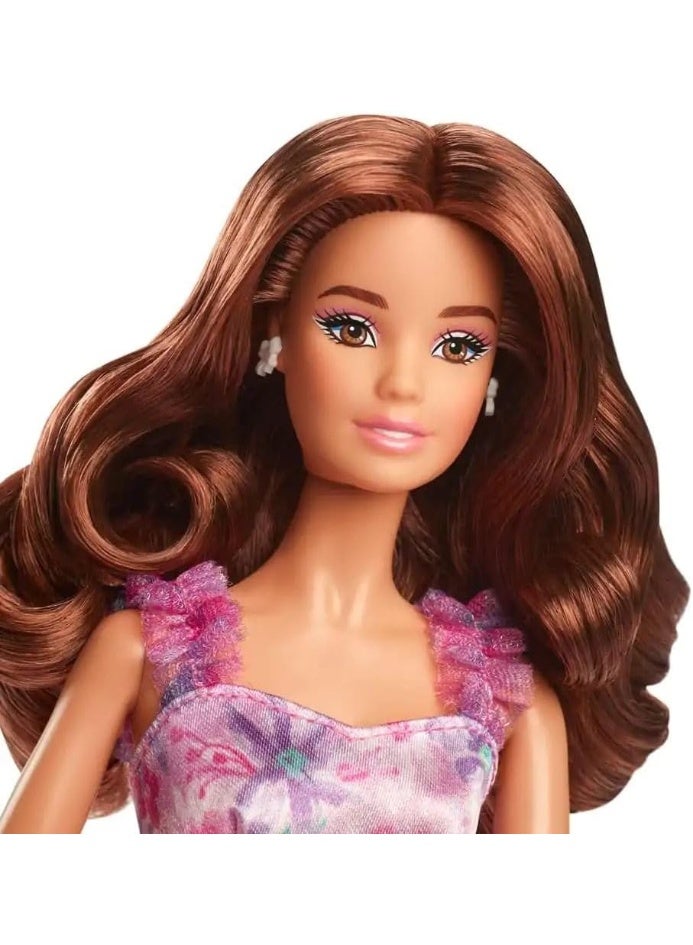 Barbie Signature Birthday Wishes Doll in Lilac Dress with Giftable Packaging - Image 4