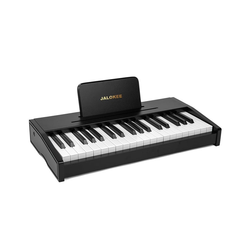 JALOKEE Kids Piano Keyboard Digital Piano for Kids Music Educational Instrument Toy Wood Toy for 3 Girls and Boys Black 37 Keys - Image 2