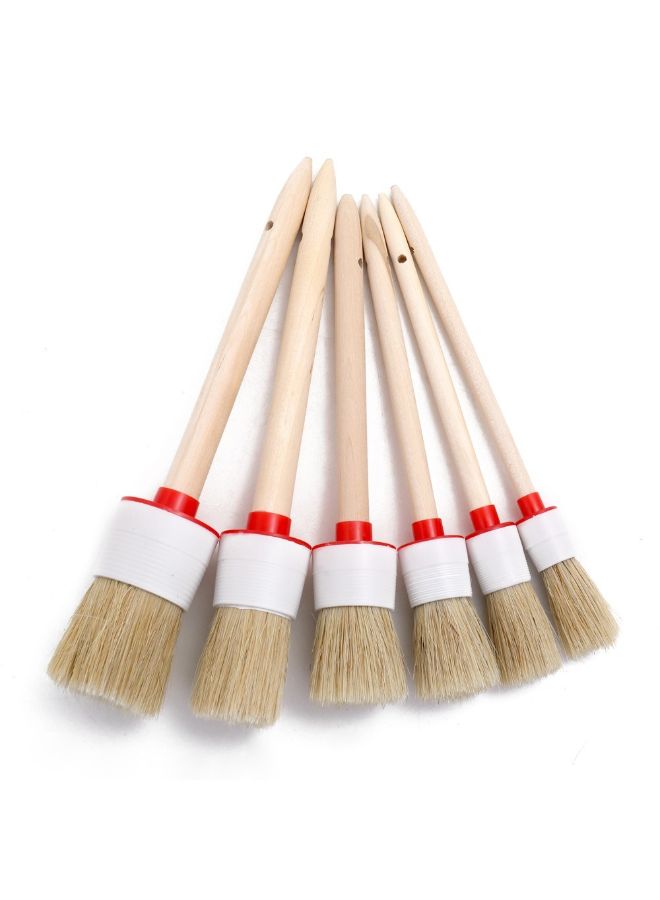 طقم فرش للسيارة من 6 قطع بيج 26سم - Image 3