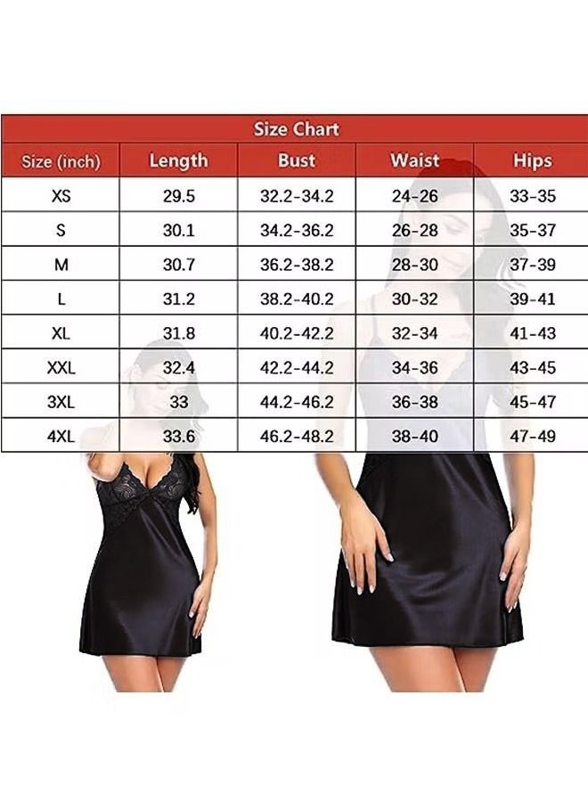 أوشن الدانتيل الخامس الرقبة بلا أكمام الملابس الداخلية مجموعة بيجامة - Image 2