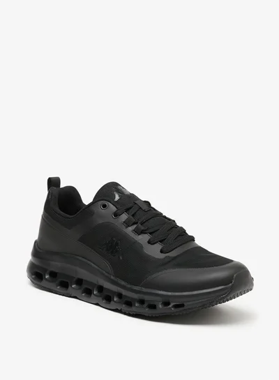 كابا Men's Mesh Textured Walking Shoes with Lace-Up Closure