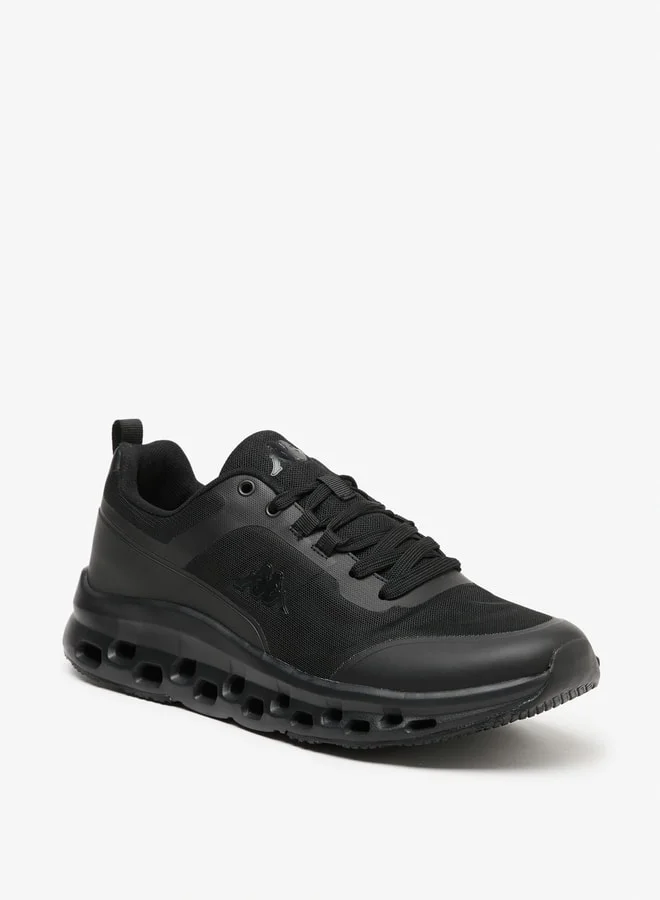 كابا Men's Mesh Textured Walking Shoes with Lace-Up Closure