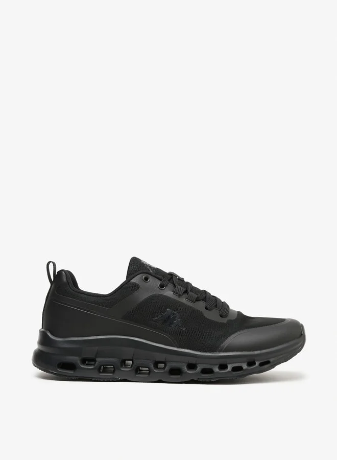 كابا Men's Mesh Textured Walking Shoes with Lace-Up Closure