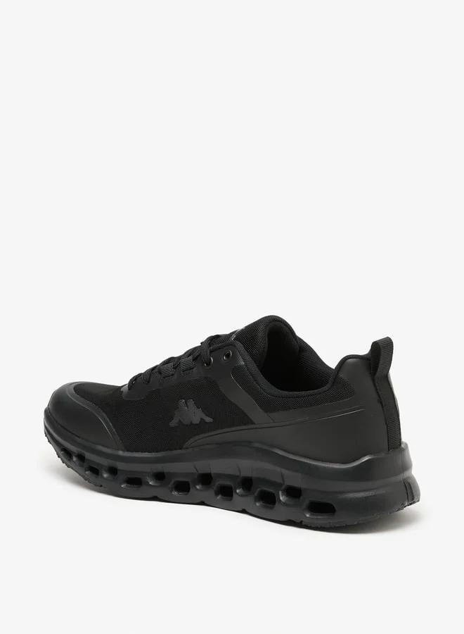 كابا Men's Mesh Textured Walking Shoes with Lace-Up Closure