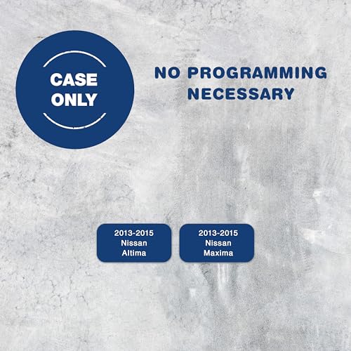 KeylessOption غطاء مفتاح بدون مفتاح 2X بديل لحافظة نيسان ألتيما وماكسيما 2013 2014 2015، غلاف عن بُعد، 5 أزرار KR5S180144014، 7812D-S180014، لا يتطلب برمجة - Image 3