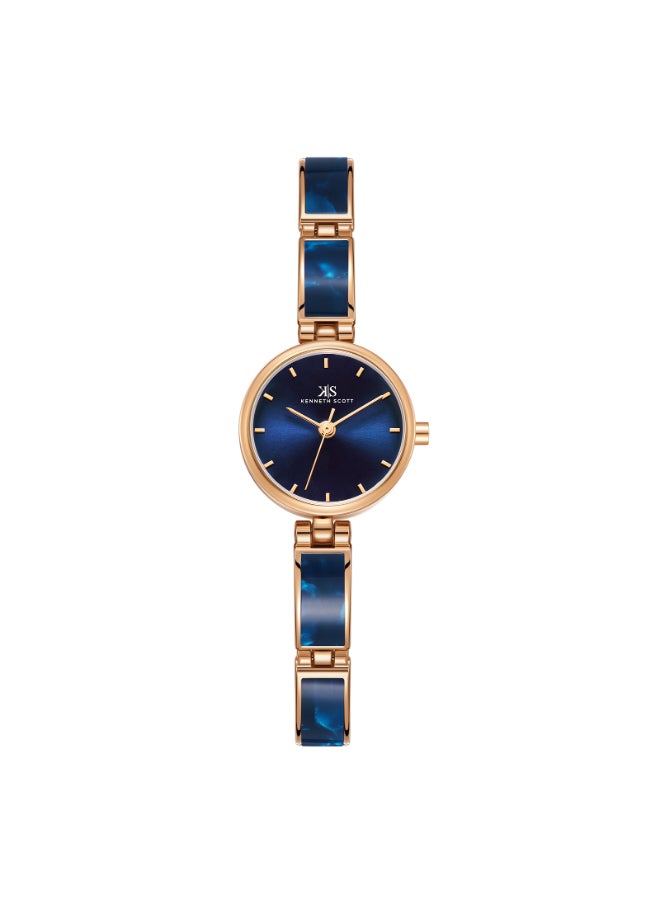 KENNETH SCOTT Women's Alloy and Acetate Plastic Analog Watch K24502-RCNN - 22 mm  - Image 1