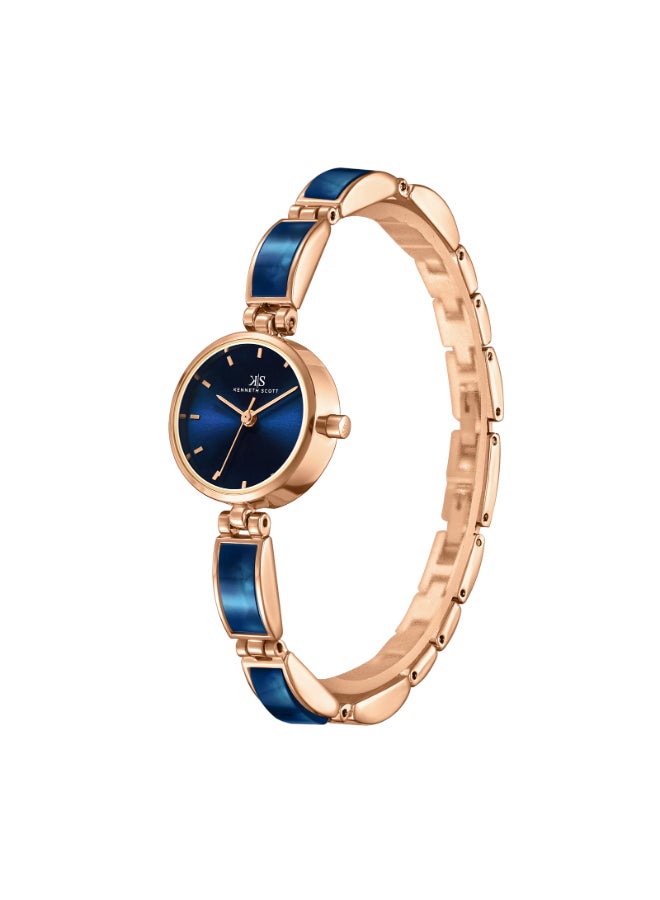 KENNETH SCOTT Women's Alloy and Acetate Plastic Analog Watch K24502-RCNN - 22 mm  - Image 2
