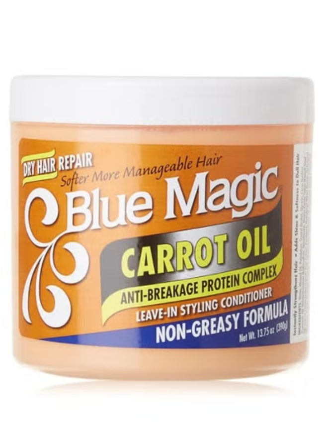 BLUE MAGIC Carrot Oil Leave In Styling Conditioner 390g