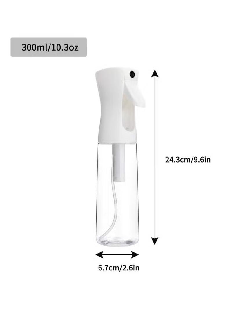 Water Spray Bottle for Hair 10oz, Large Ultra Fine Continuous for Hairstyling, Skin Care, Cleaning, Plants and Misting, Clear  - Image 2