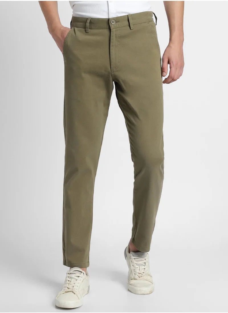 Dennis Lingo Regular Fit Army Chinos Pants For Men