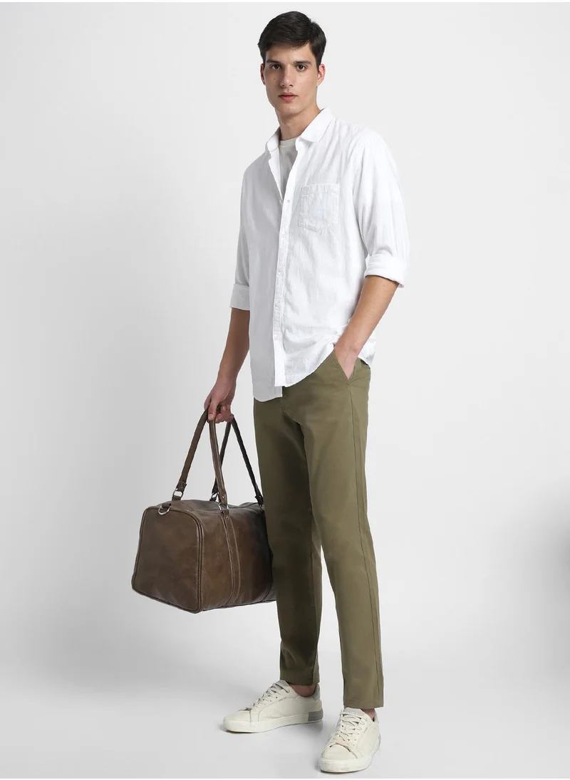 Dennis Lingo Regular Fit Army Chinos Pants For Men