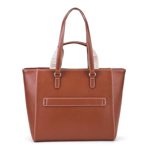 Lino Perros Monroe Tan Commuter Tote Bag - Image 5
