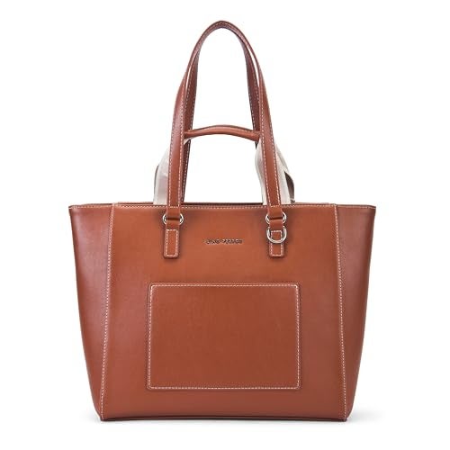 Lino Perros Monroe Tan Commuter Tote Bag - Image 2